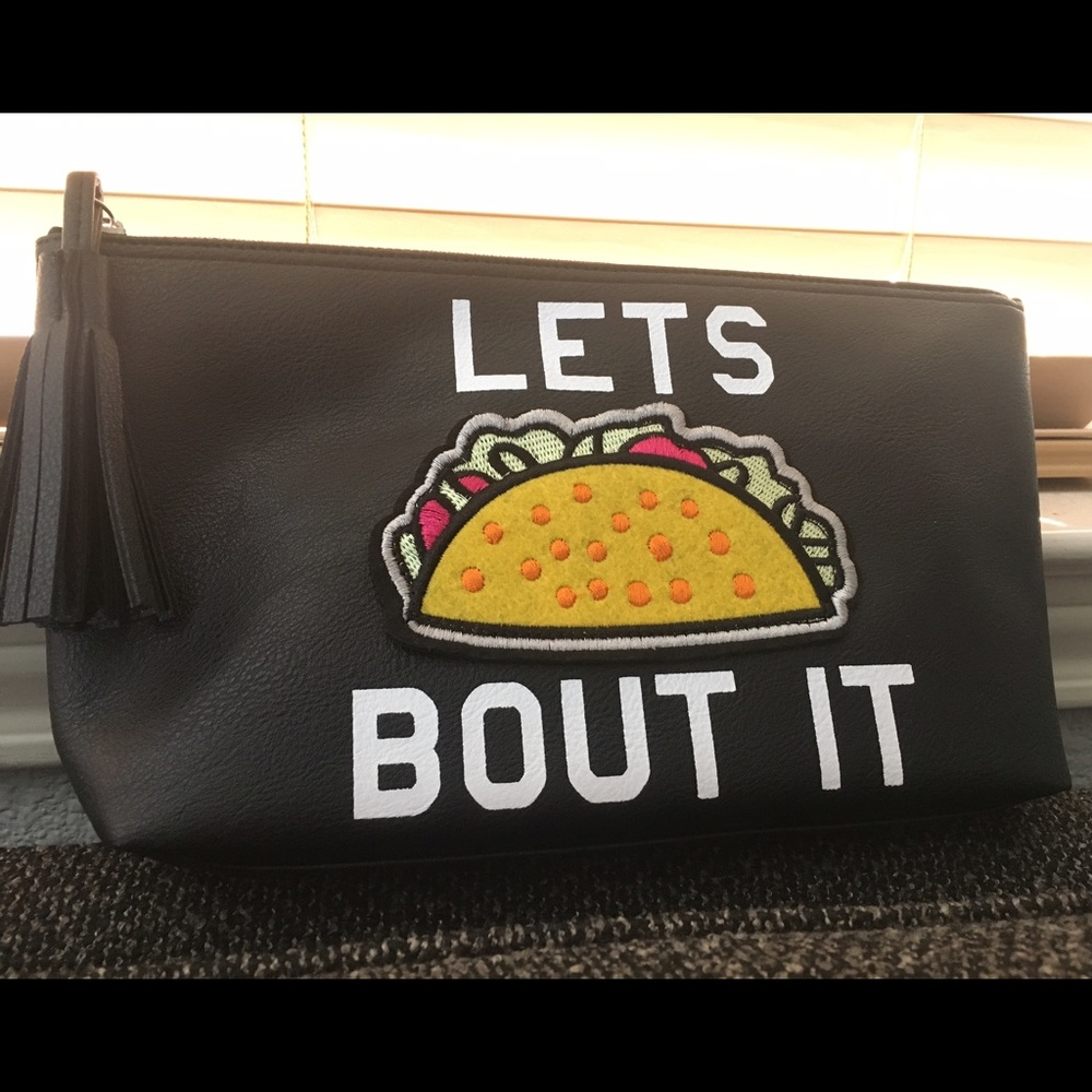 Let's Taco Bout It makeup bag