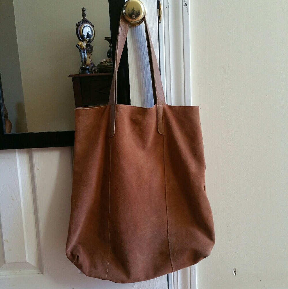 Final Price 💛 Genuine Suede Tote Bag