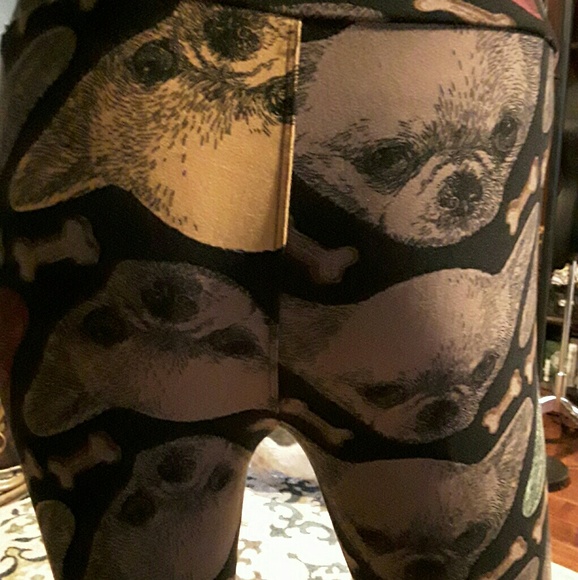 Lularoe Unicorn Rare Chihuahua leggings - Picture 5 of 5