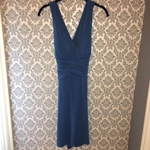 NWT dress with plunging front and open back