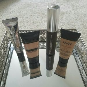 FOUNDATION SET: BECCA, NYX, BODY SHOP