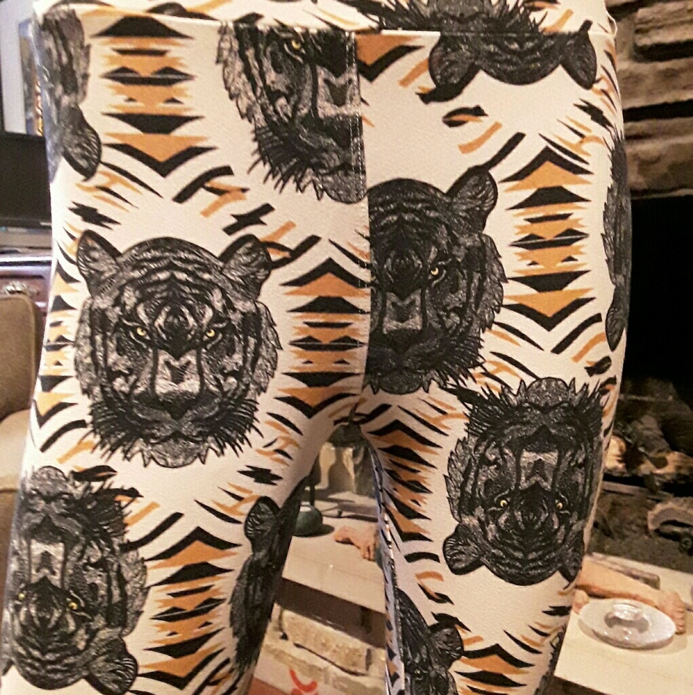 Lularoe Unicorn Rare Tiger leggings