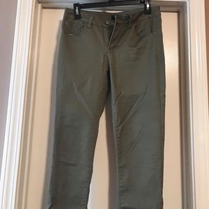 Olive Green Skinny Jeans