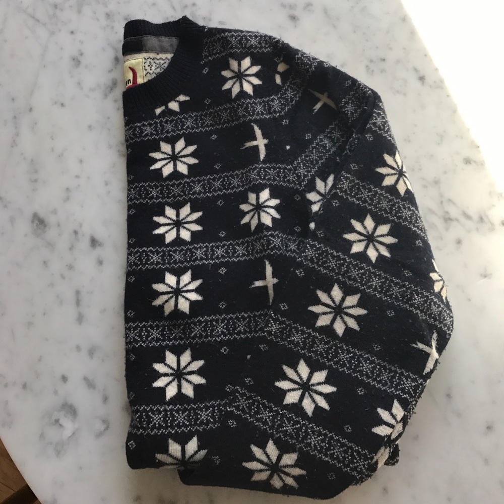 Relwen - Sz M - Navy Wool Sweater