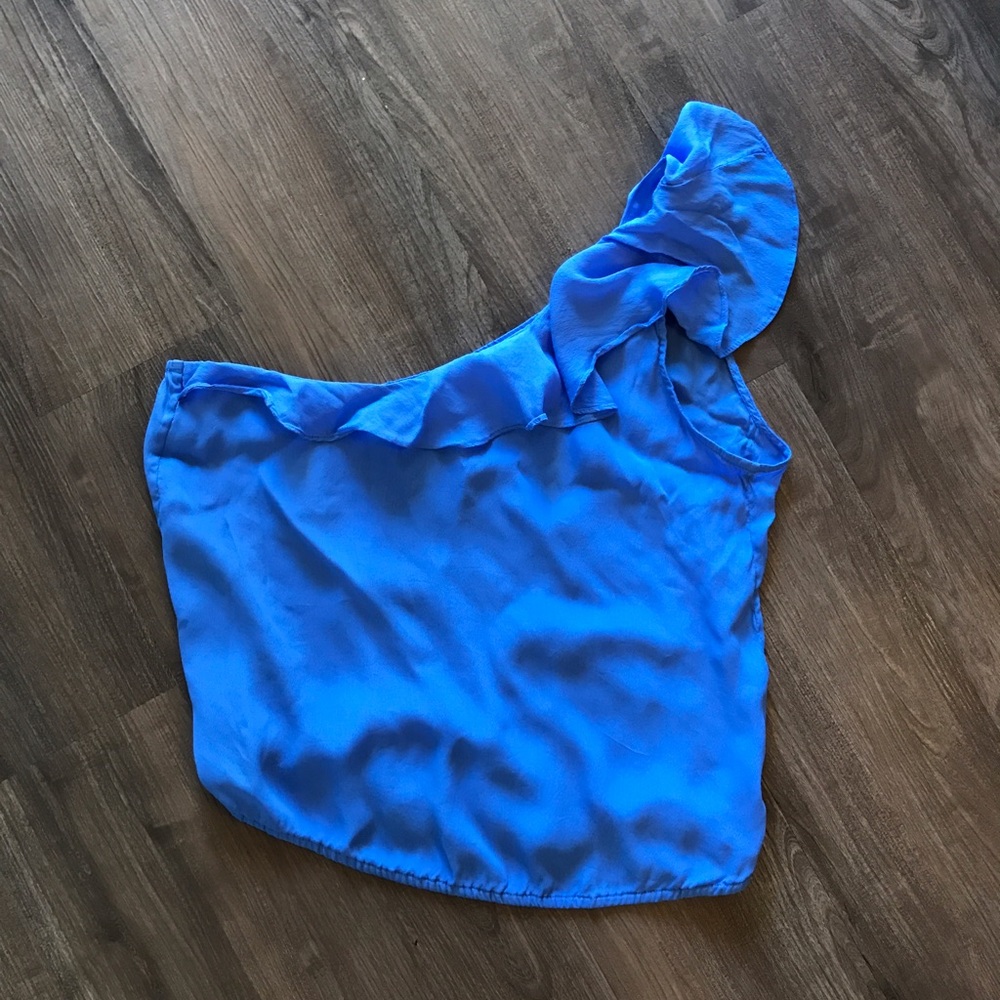 BEBE one shoulder top