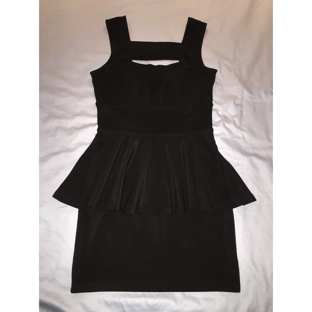 Black cocktail dress