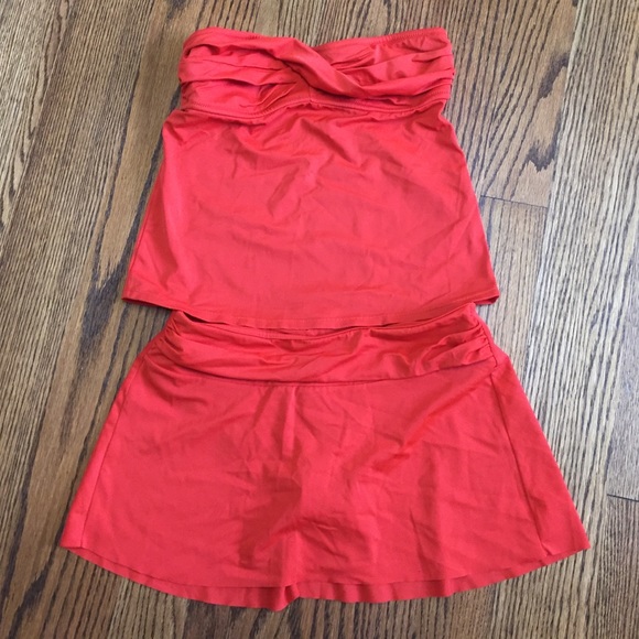 J.Crew cinched bikini swim skirt twist top set S - Picture 4 of 4