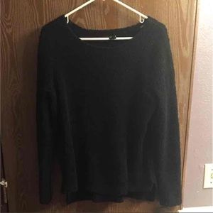 Black Fuzzy Sweater
