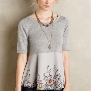 Short sleeve anthro sweater