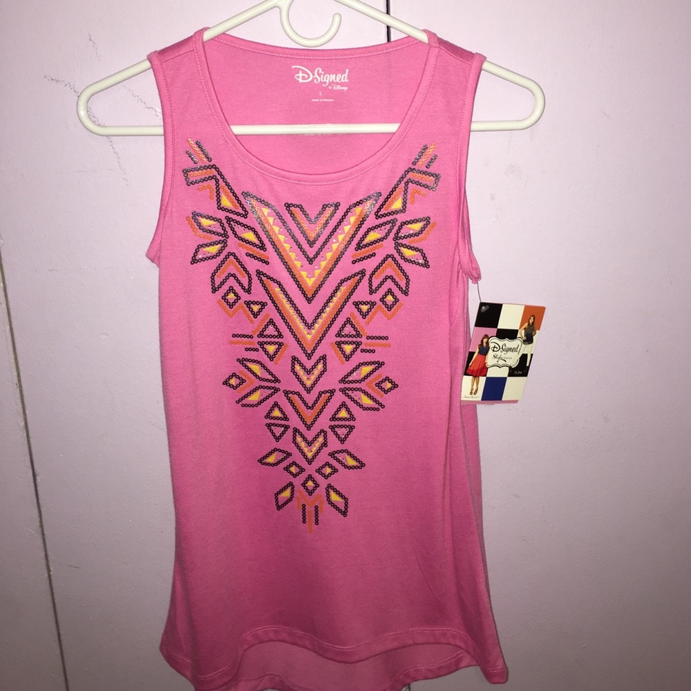Pink designed Shirt
