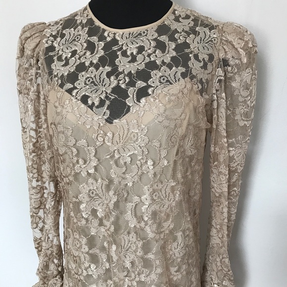Vintage Dresses - Vintage Drop Waist Lace Dress Vintage Dresses - Vintage Drop Waist Lace Dress