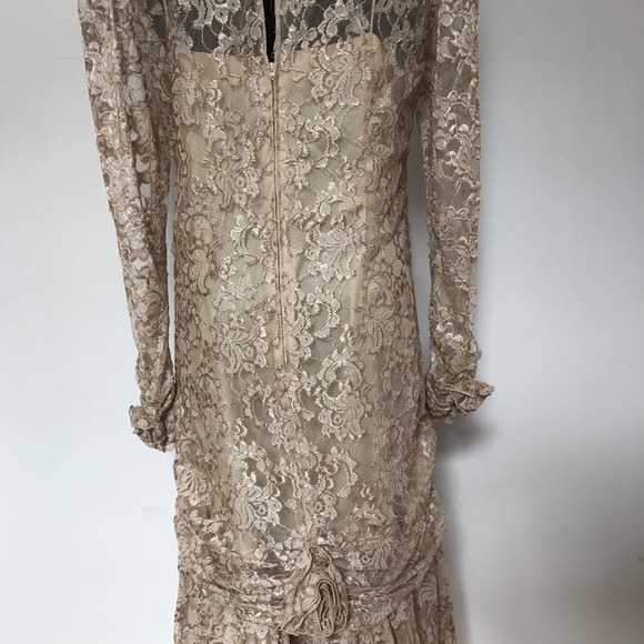 Vintage Dresses - Vintage Drop Waist Lace Dress Vintage Dresses - Vintage Drop Waist Lace Dress