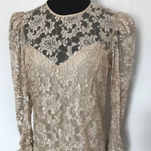 Vintage Dresses - Vintage Drop Waist Lace Dress Vintage Dresses - Vintage Drop Waist Lace Dress
