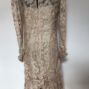 Vintage Dresses - Vintage Drop Waist Lace Dress Vintage Dresses - Vintage Drop Waist Lace Dress