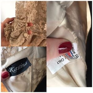 Vintage Dresses - Vintage Drop Waist Lace Dress Vintage Dresses - Vintage Drop Waist Lace Dress
