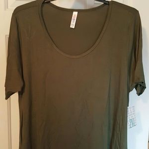 Lularoe 2xl olive green perfect T