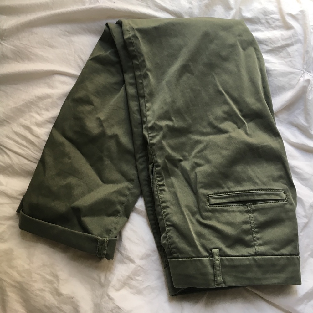 Banana republic military green pants