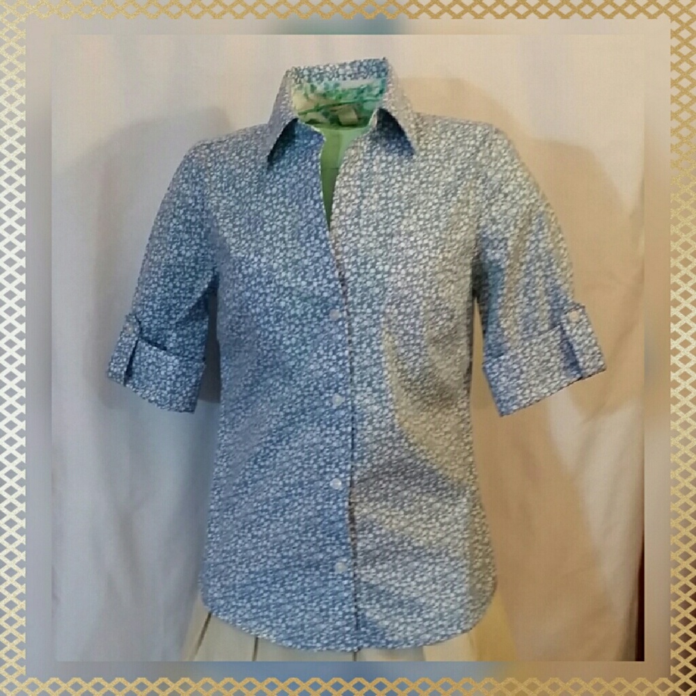 Floral Button Down Top