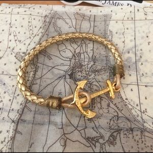 KJP gold anchor bracelet "Golden Wind Sail"