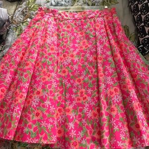Lilly Pulitzer Flower Full Skirt