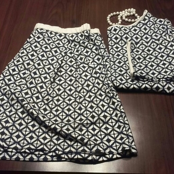 Sophie Max Cropped Top And Mini Skirt Poshmark