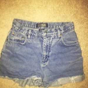 Vintage High-waist, cut-off shorts