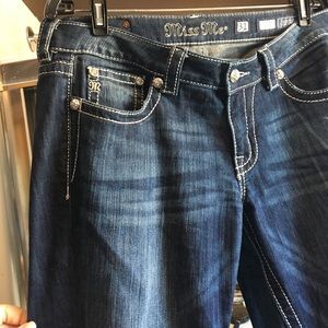 Dark wash miss me bootcut jeans