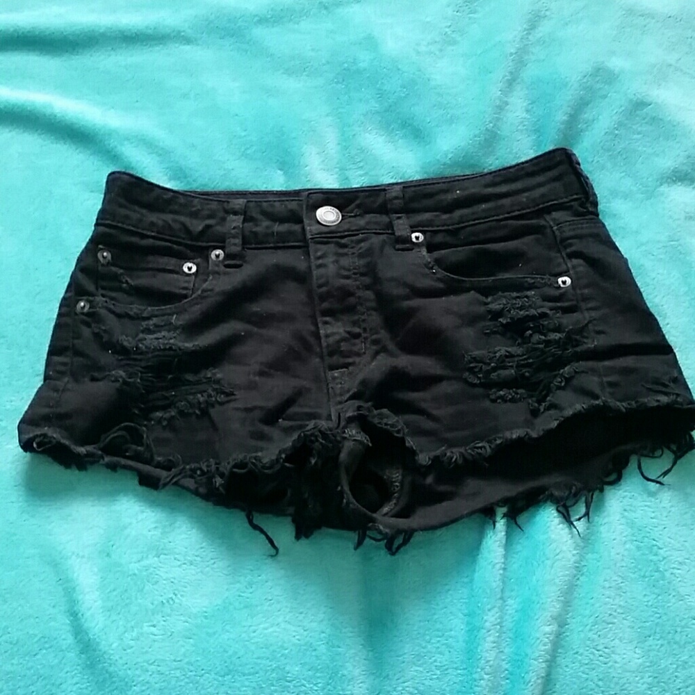 American Eagle Black Shorts