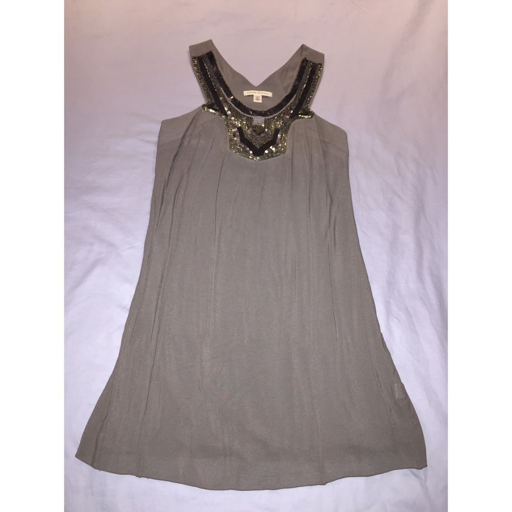 Banana Republic grey cocktail dress