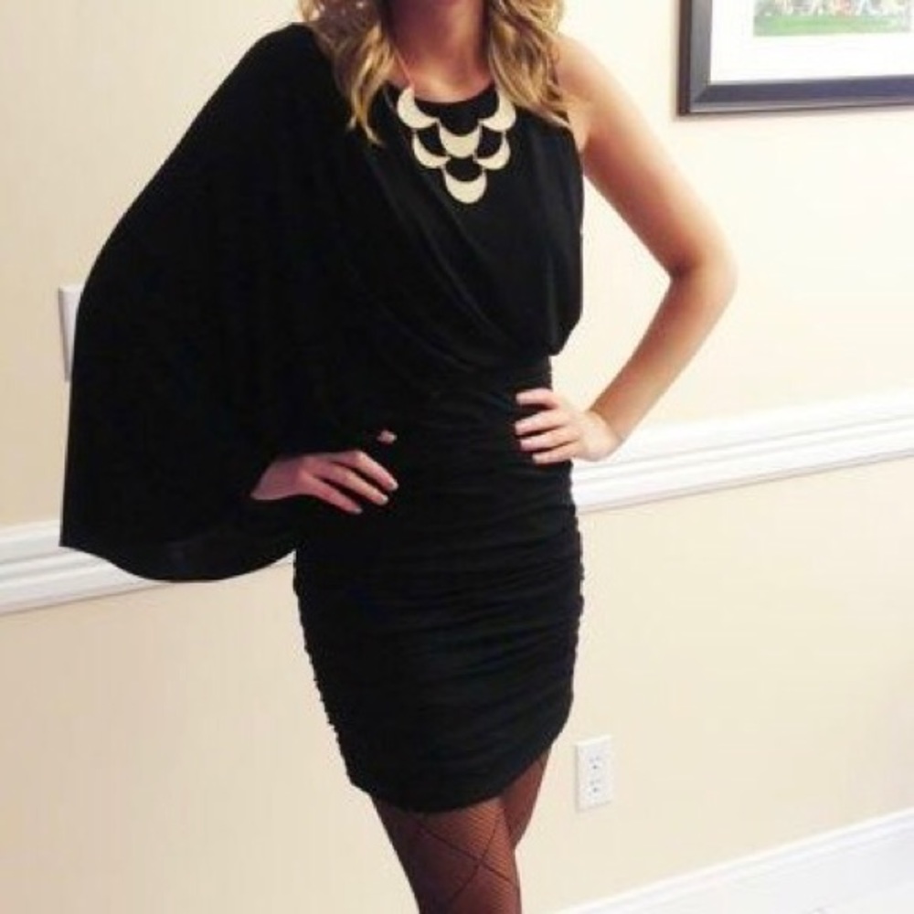 One Shoulder BCBGMaxAzria Dress