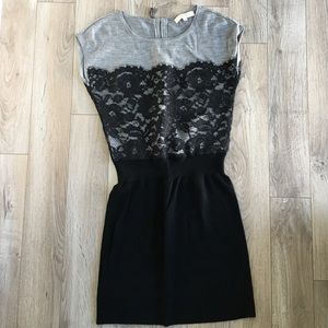 Loft lace sweater dress S