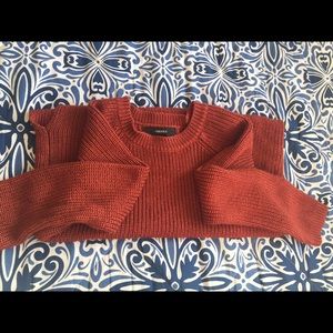 Forever 21 burnt orange oversized sweater