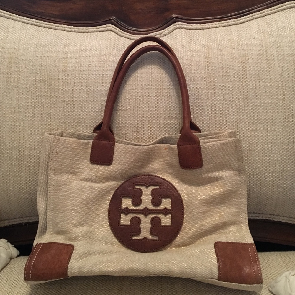 Tory Burch Linen Tote