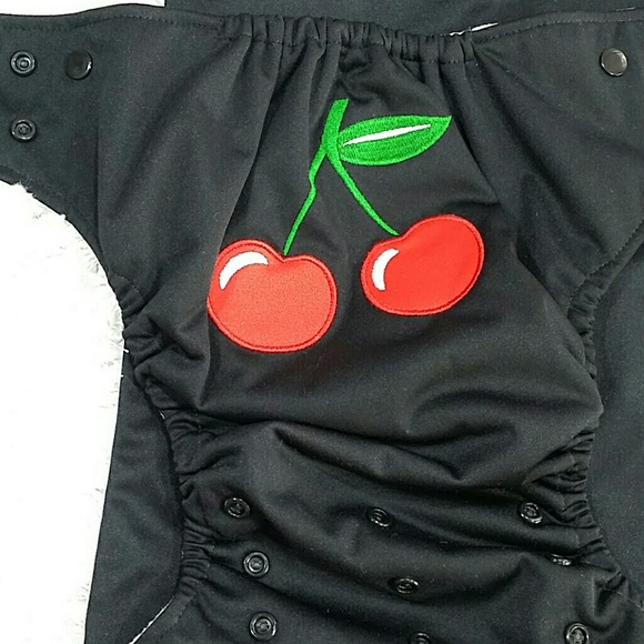 🎆SOLD🎆Black Cherry Cloth Diaper and wet bag.  Kids - Picture 3 of 4