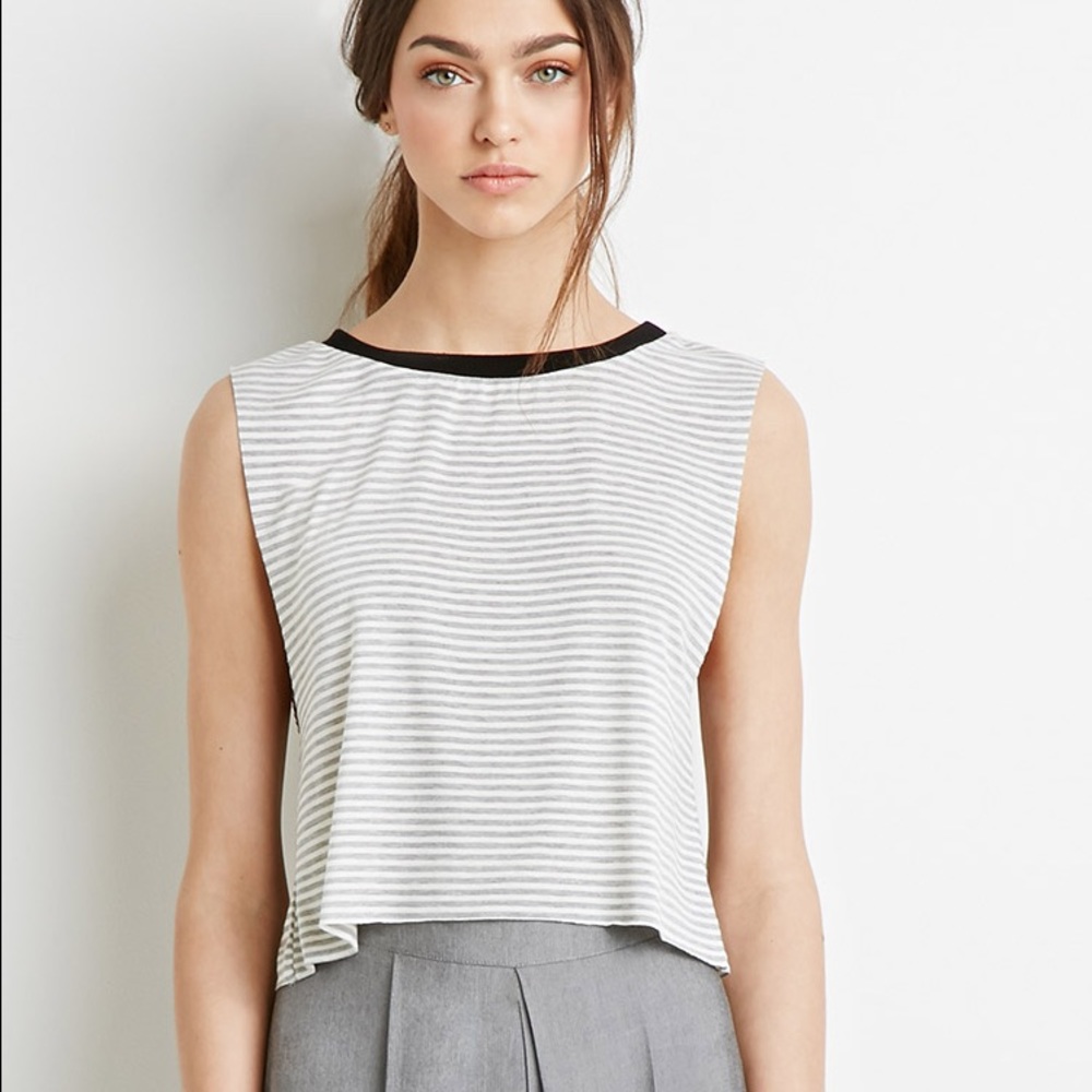 Forever 21 Raw Cut Tank