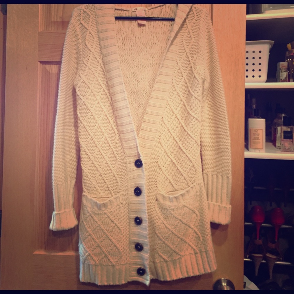 Tulle long cardigan size S