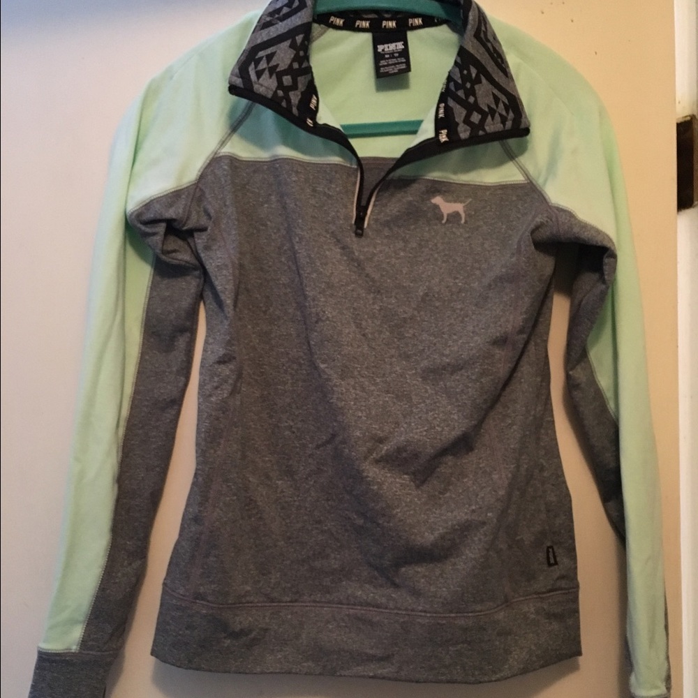 PINK quarter zip athletic jacket