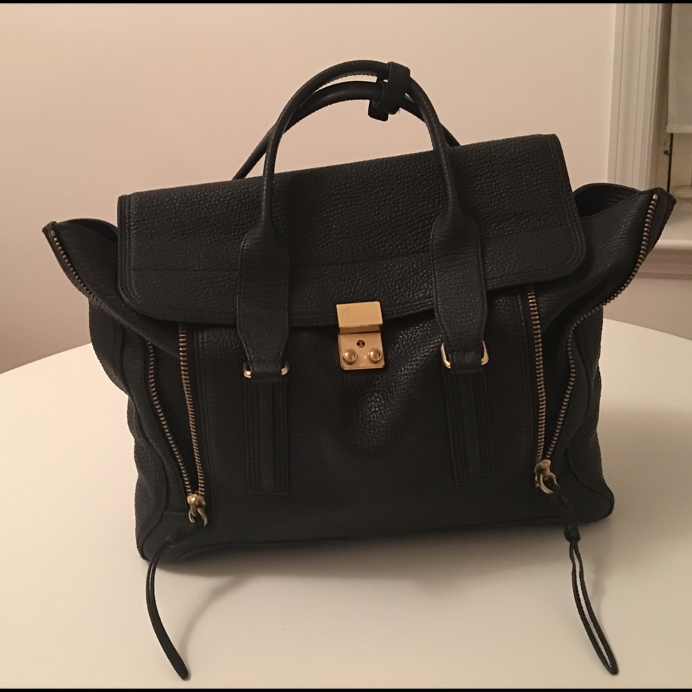 3.1 Philip Lim Large pashli bag - black