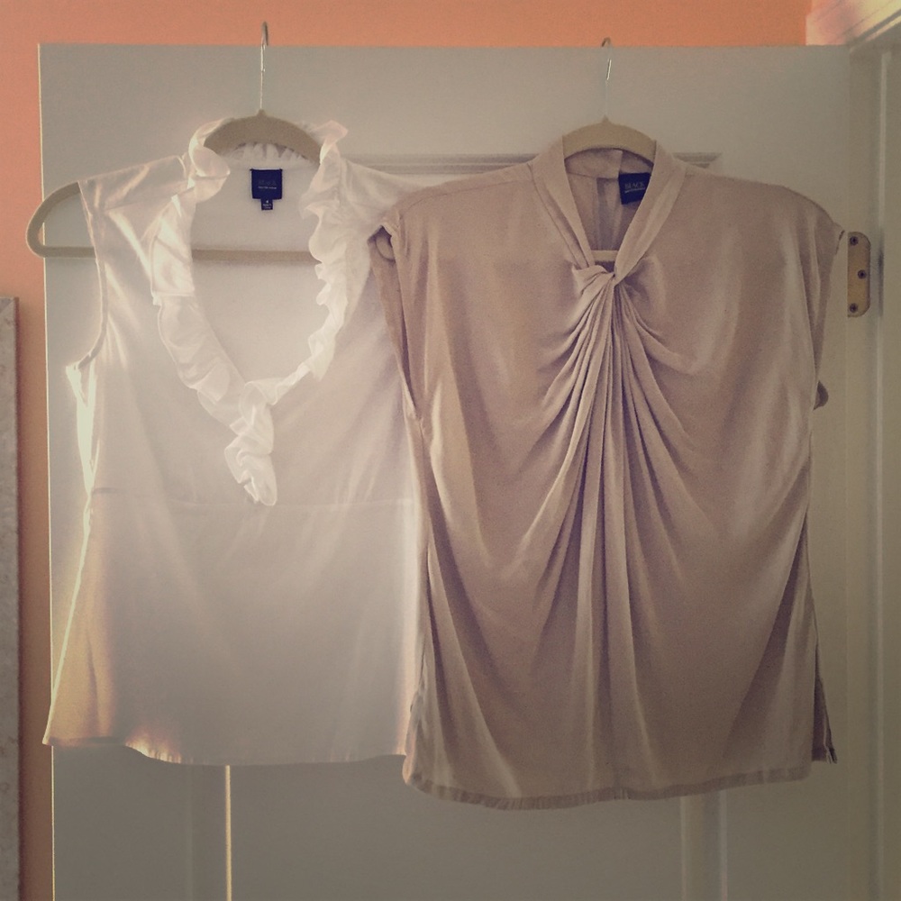 BLACK label Saks Fifth Avenue tops 💼👓