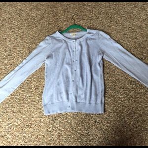 Light blue cardigan