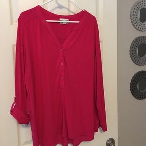 Ava & Viv Pink Tunic Top