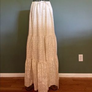*EXTRA LONG* Vintage Boho Maxi Skirt