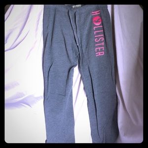 Hollister gray sweatpants. Size L