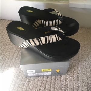 Volatile Zebra Print heel sandals