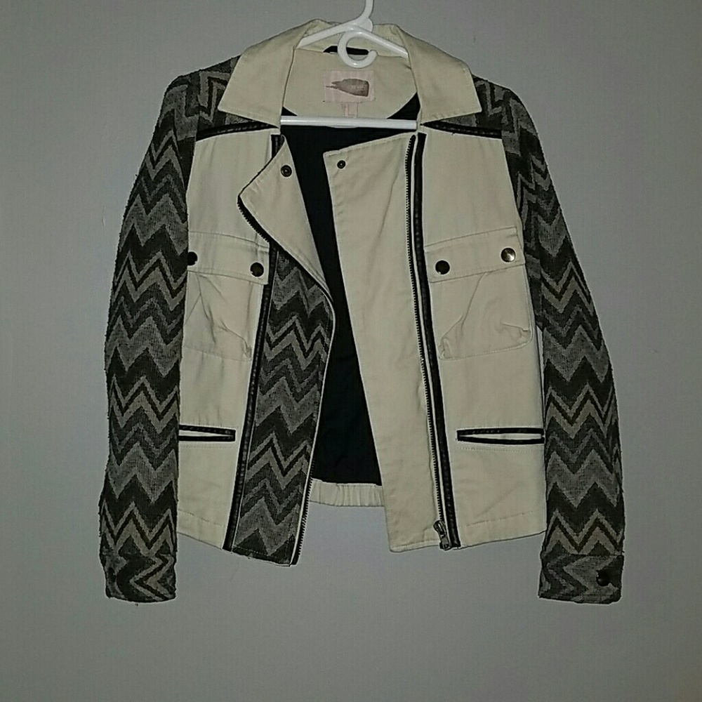 Chevron print jacket