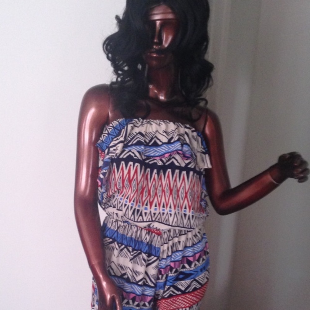 Strapless jumpsuit