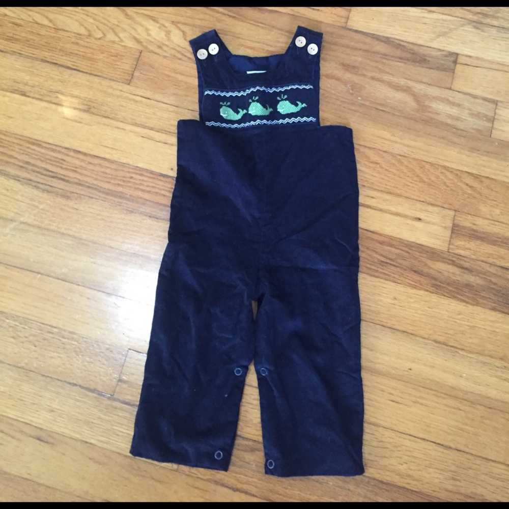 Smocked Corduroy Longalls