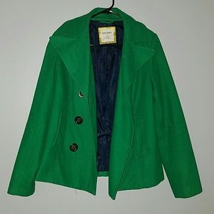 Green Pea Coat