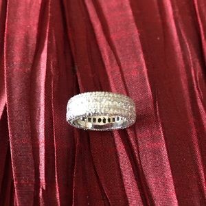 Faux diamond ring