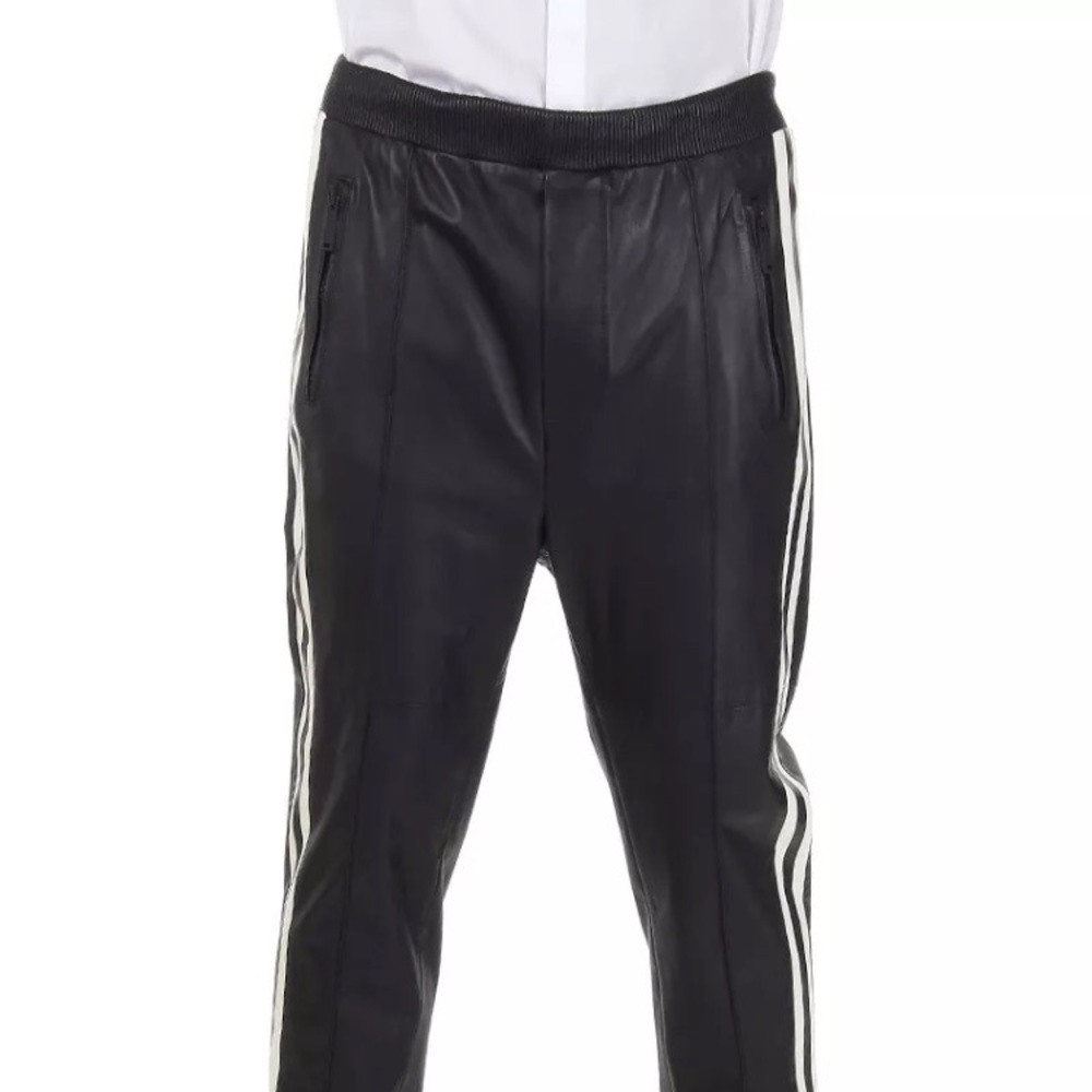 NEW! Leather DSQUARED joggers